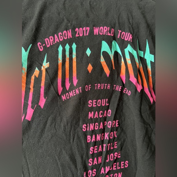 GDRAGON tour official tee - Picture 4 of 5
